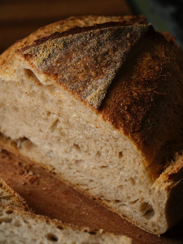 Pane integrale con crusca fermentata